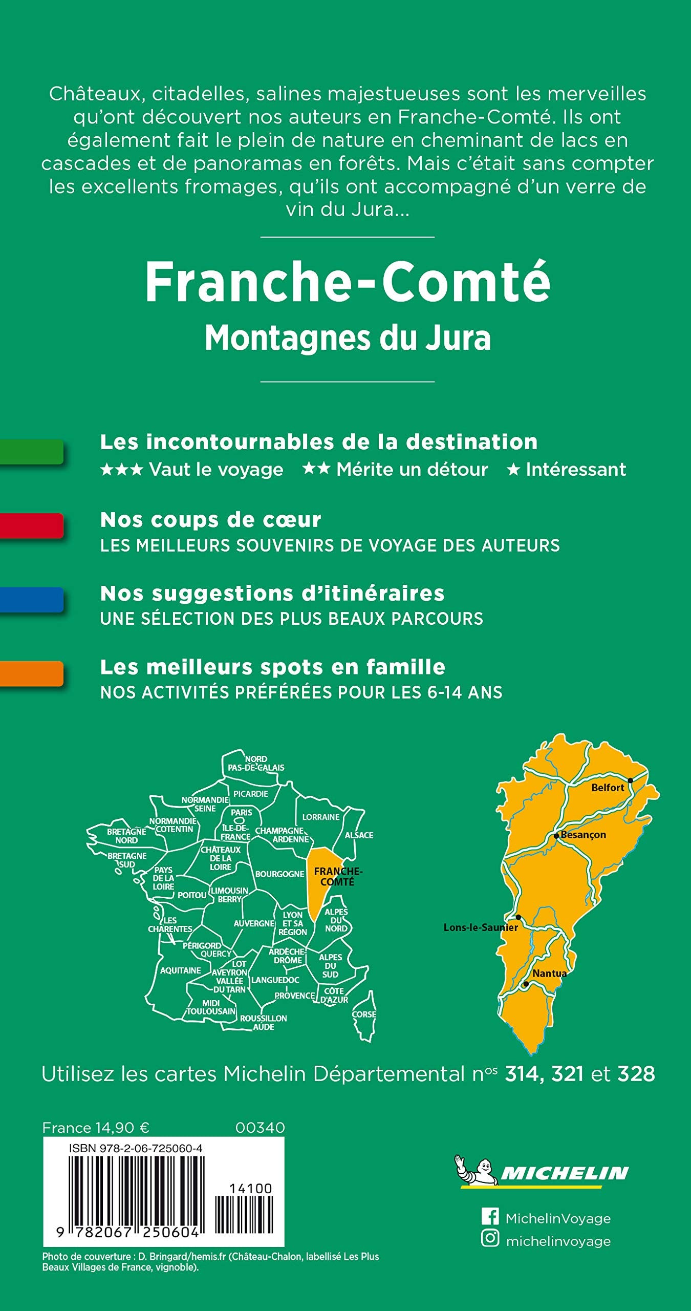 Guide Vert Franche-Comté, Montagnes du Jura