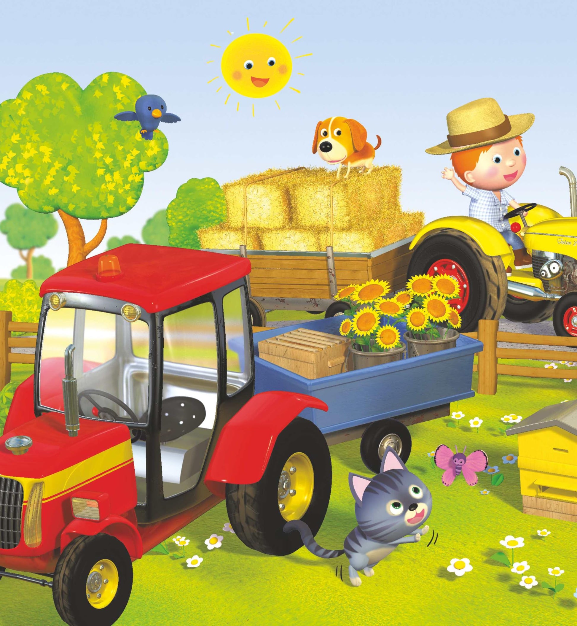 Le tracteur de Fleur