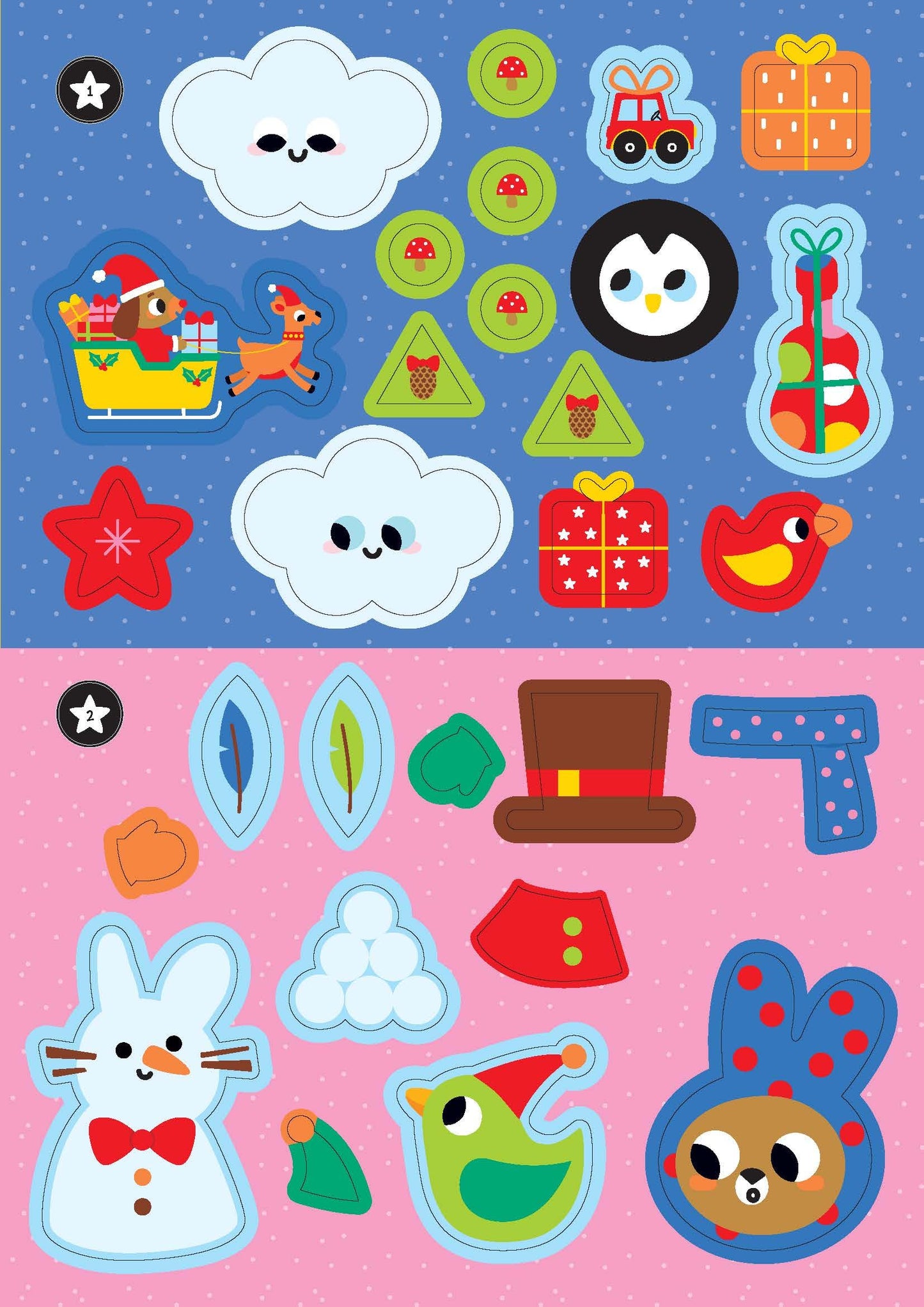 Colle et Colorie - Noël