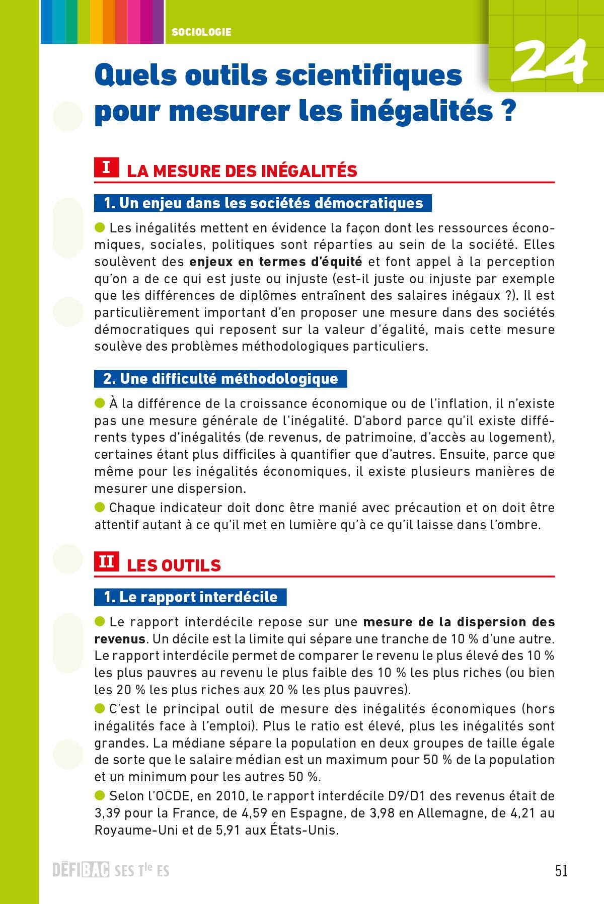 DéfiBac - Fiches de révision SES Terminale ES + OFFERT : vos fiches sur votre mobile