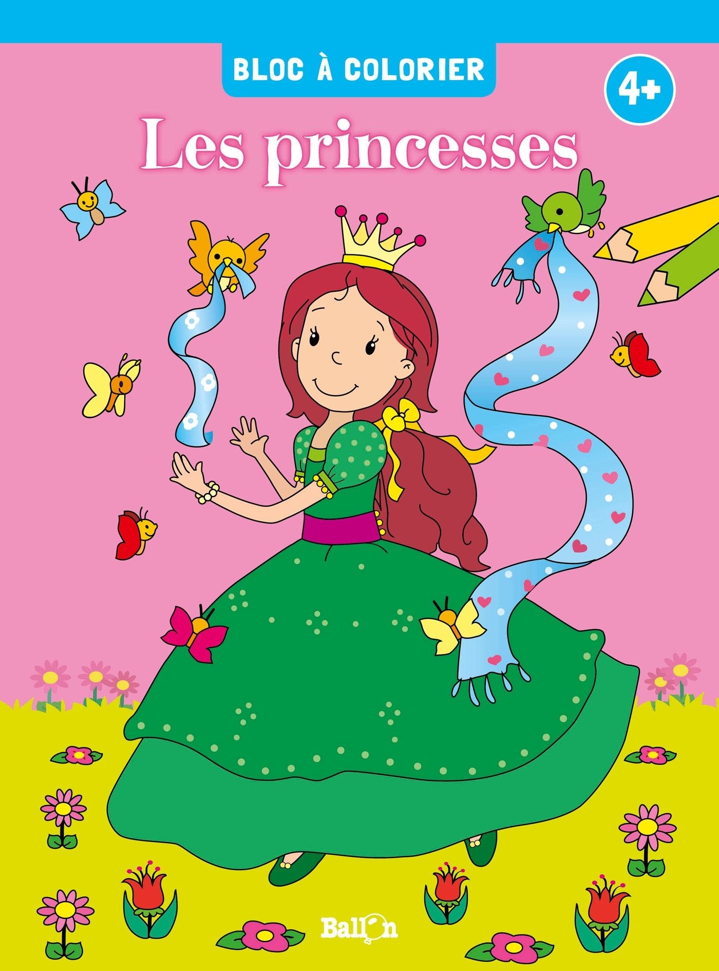 Bloc à colorier - les princesses