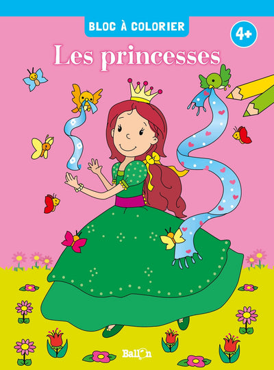 Bloc à colorier - les princesses