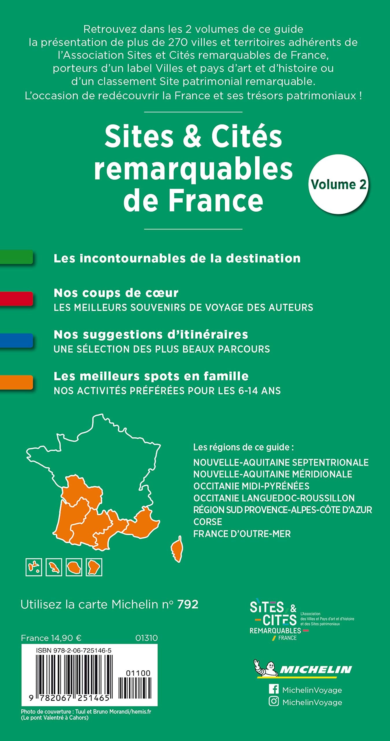 Guide Vert Sites et cités remarquables SUD