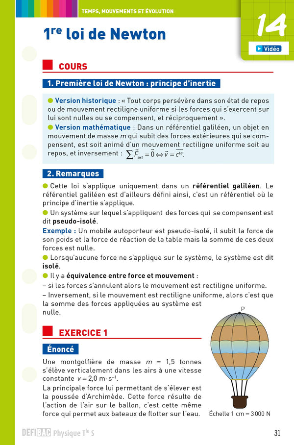 Physique spécifique Tle S: Fiches de révision