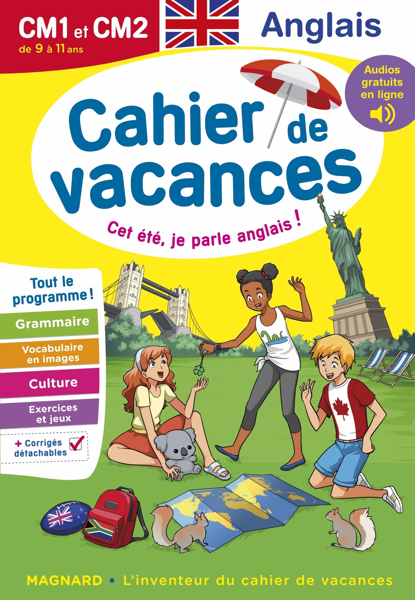 Cahier de vacances 2025, Anglais CM1 et CM2: Magnard, l'inventeur du cahier de vacances