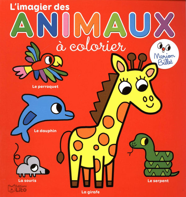 L'imagier des animaux à colorier