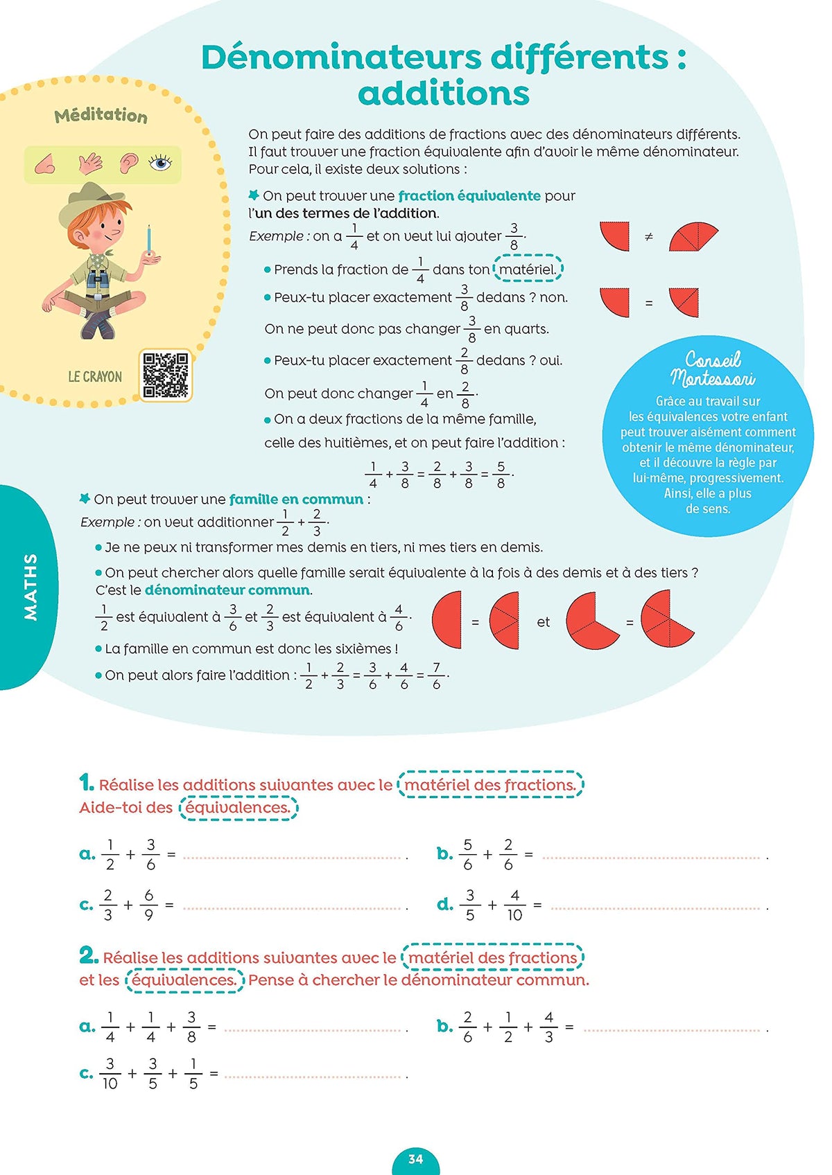 J'apprends facilement avec Montessori - CM1-CM2