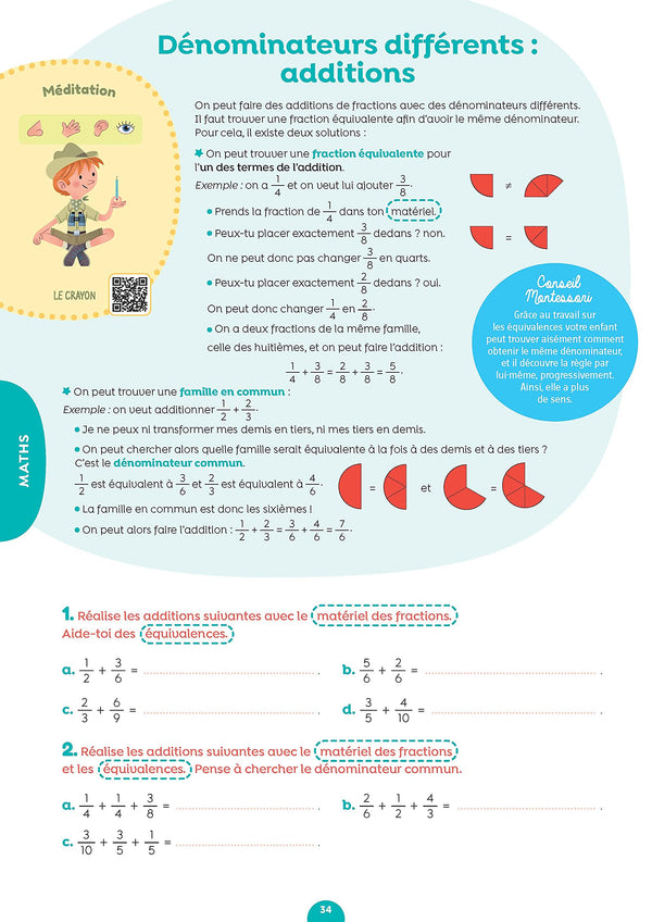 J'apprends facilement avec Montessori - CM1-CM2