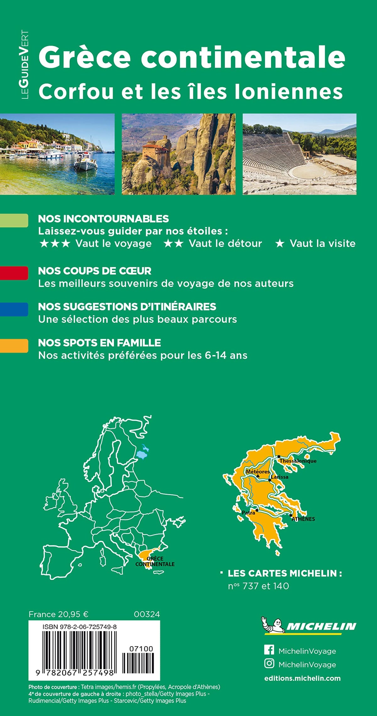 Guide Vert Grèce continentale