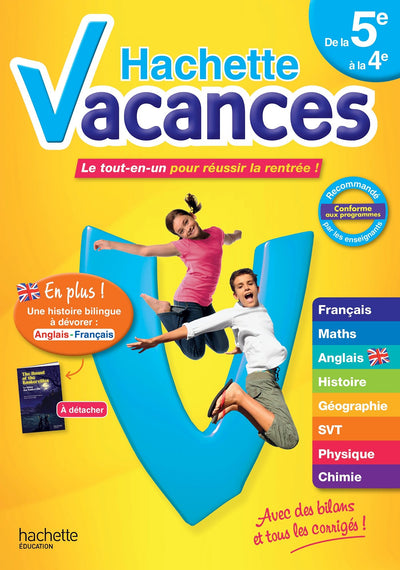 Hachette vacances de la 5e à la 4e: Le tout-en-un pour réussir la rentrée !