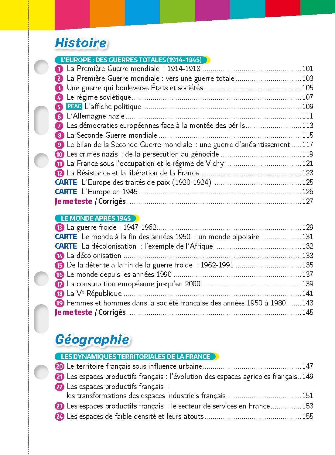 Mon Année Brevet Les 200 fiches Brevet 3e
