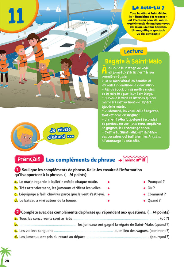 Tous en vacances ! Du CM2 à la 6e