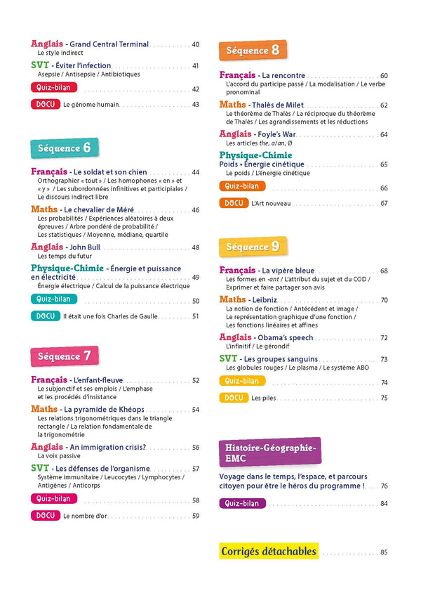 Cahier de vacances 2025, de la 3e vers la 2de: Magnard, l'inventeur des cahiers de vacances
