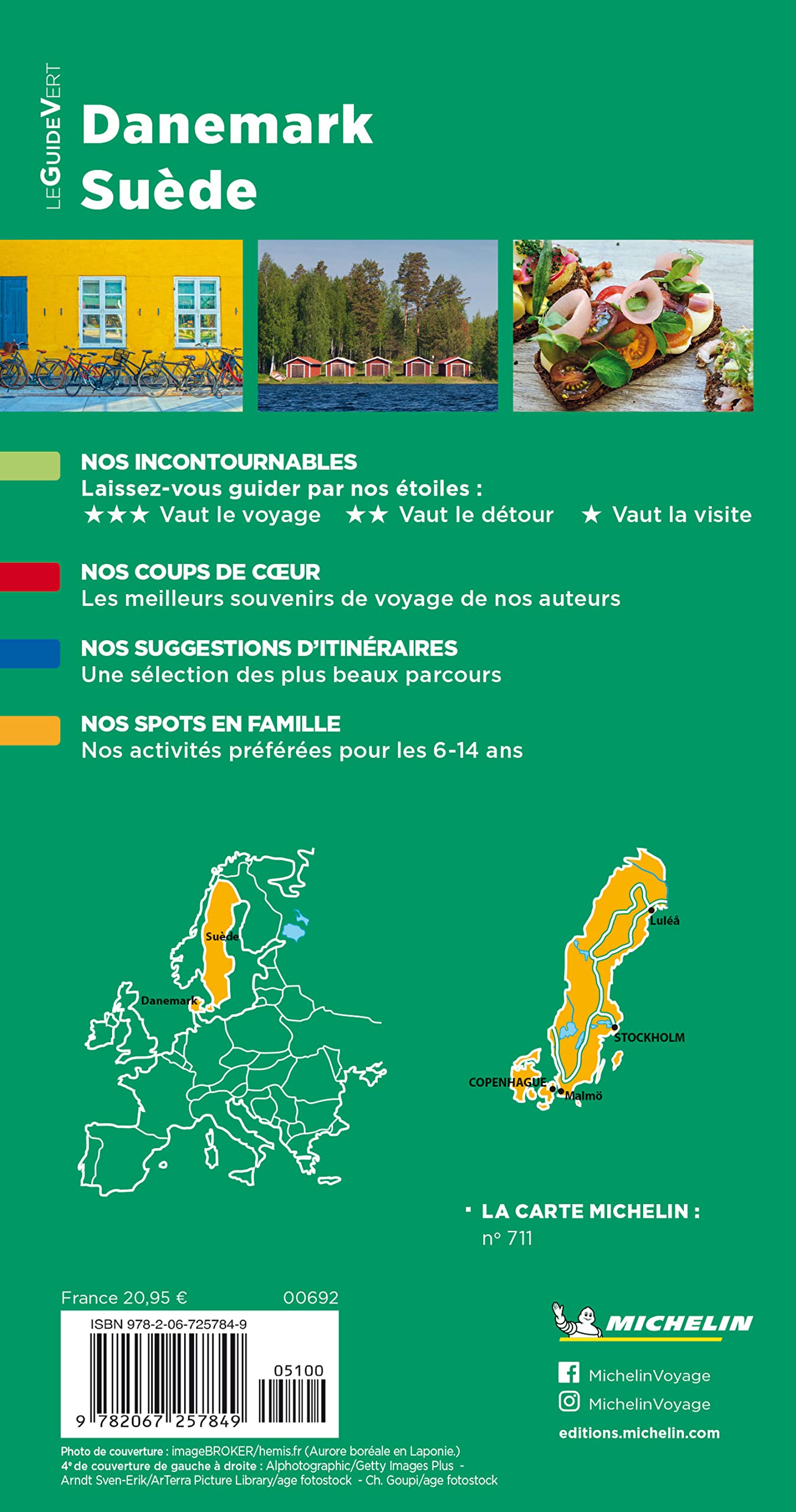 Guide Vert Danemark, Suède