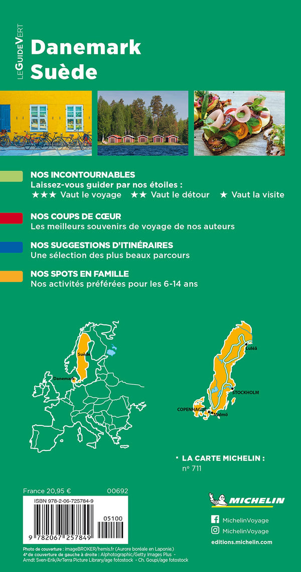 Guide Vert Danemark, Suède