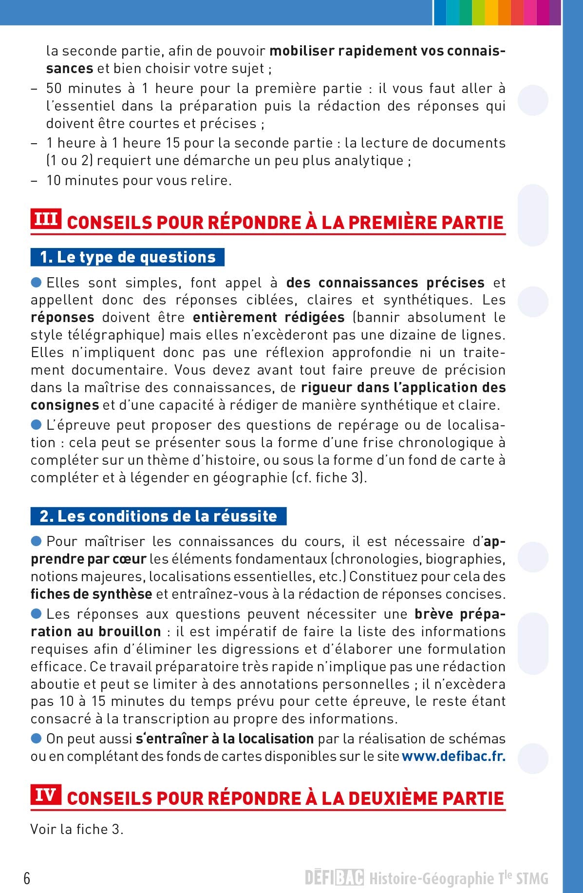 DéfiBac - Fiches de révision - Histoire-Géo Tle STMG + OFFERT : vos fiches sur votre mobile