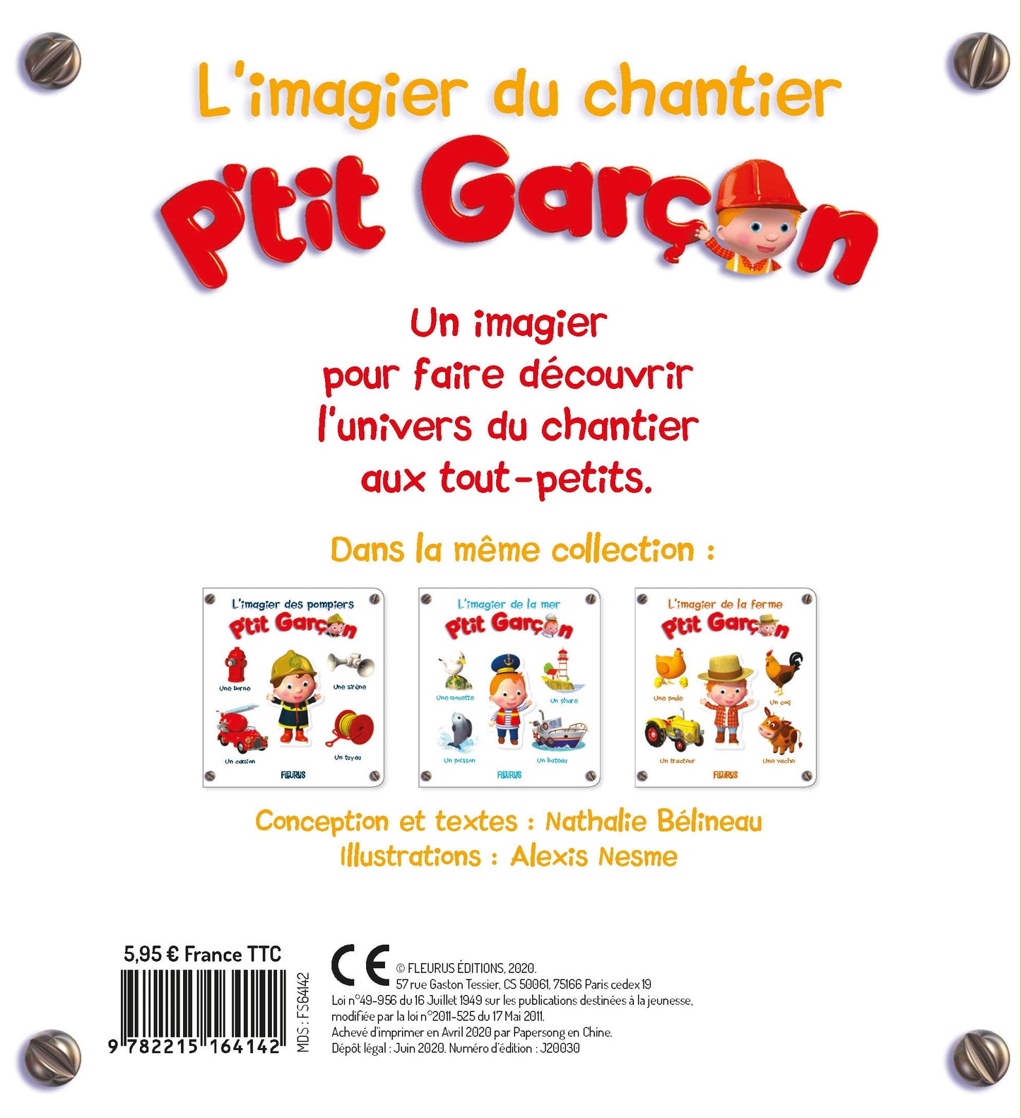 L'imagier du chantier - P'tit Garçon