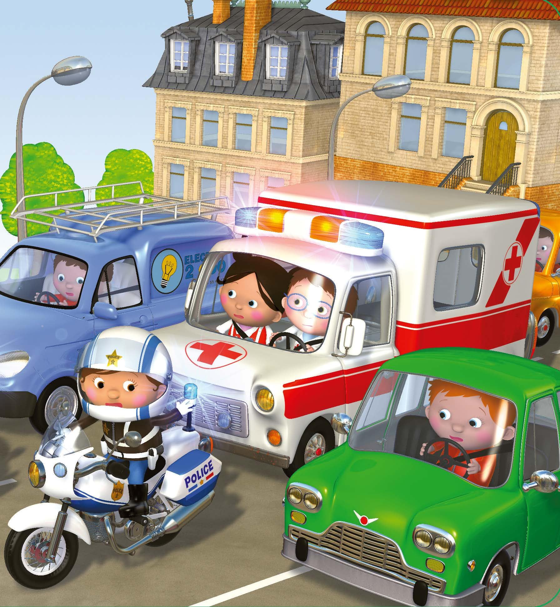 Mes histoires P tit garçon - les véhicules d'urgence