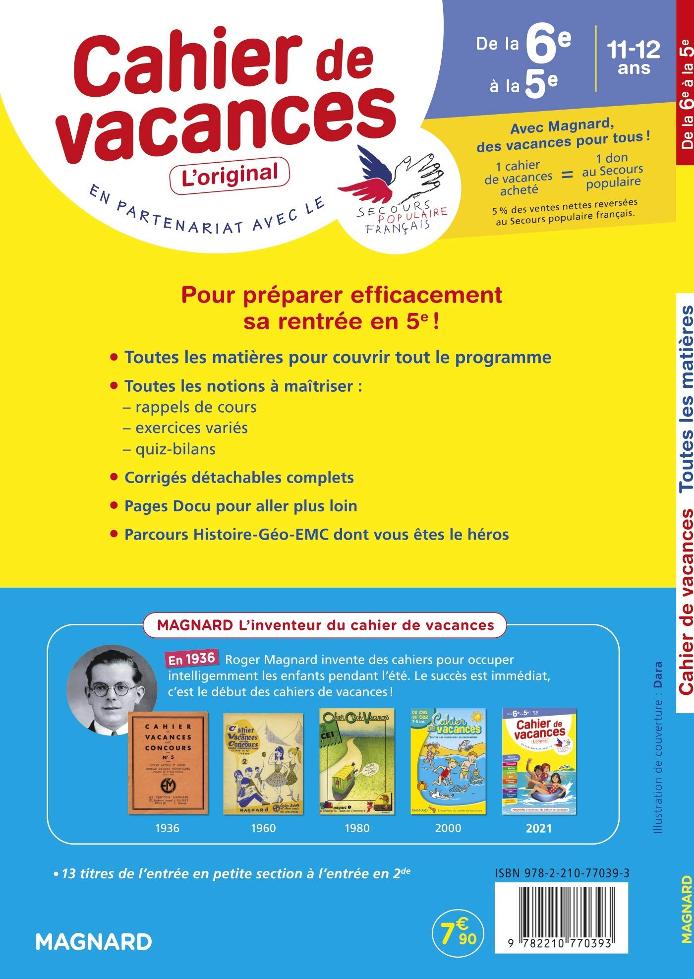 Cahier de vacances 2022, de la 6e vers la 5e: Magnard, l'inventeur des cahiers de vacances