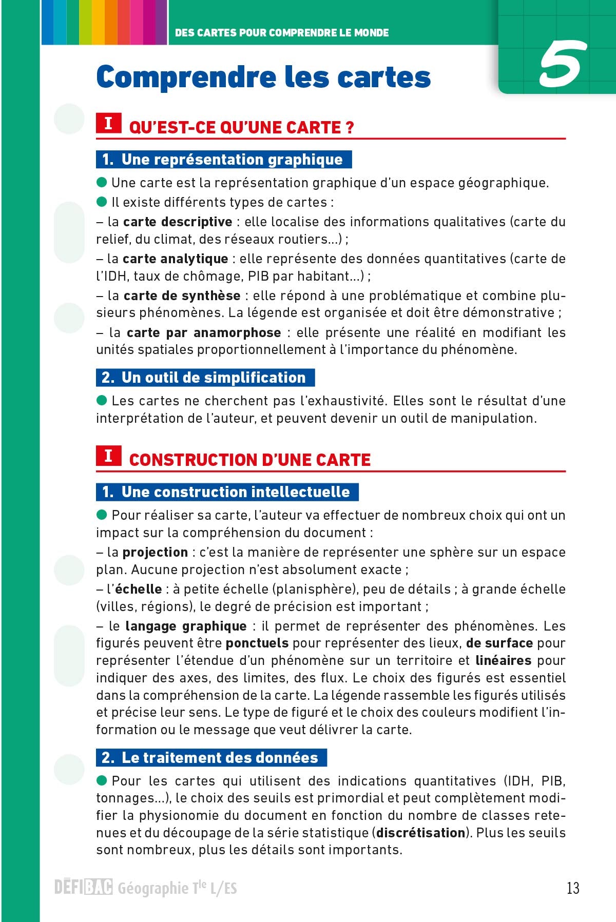 Géographie Tle L-ES: Fiches de révision