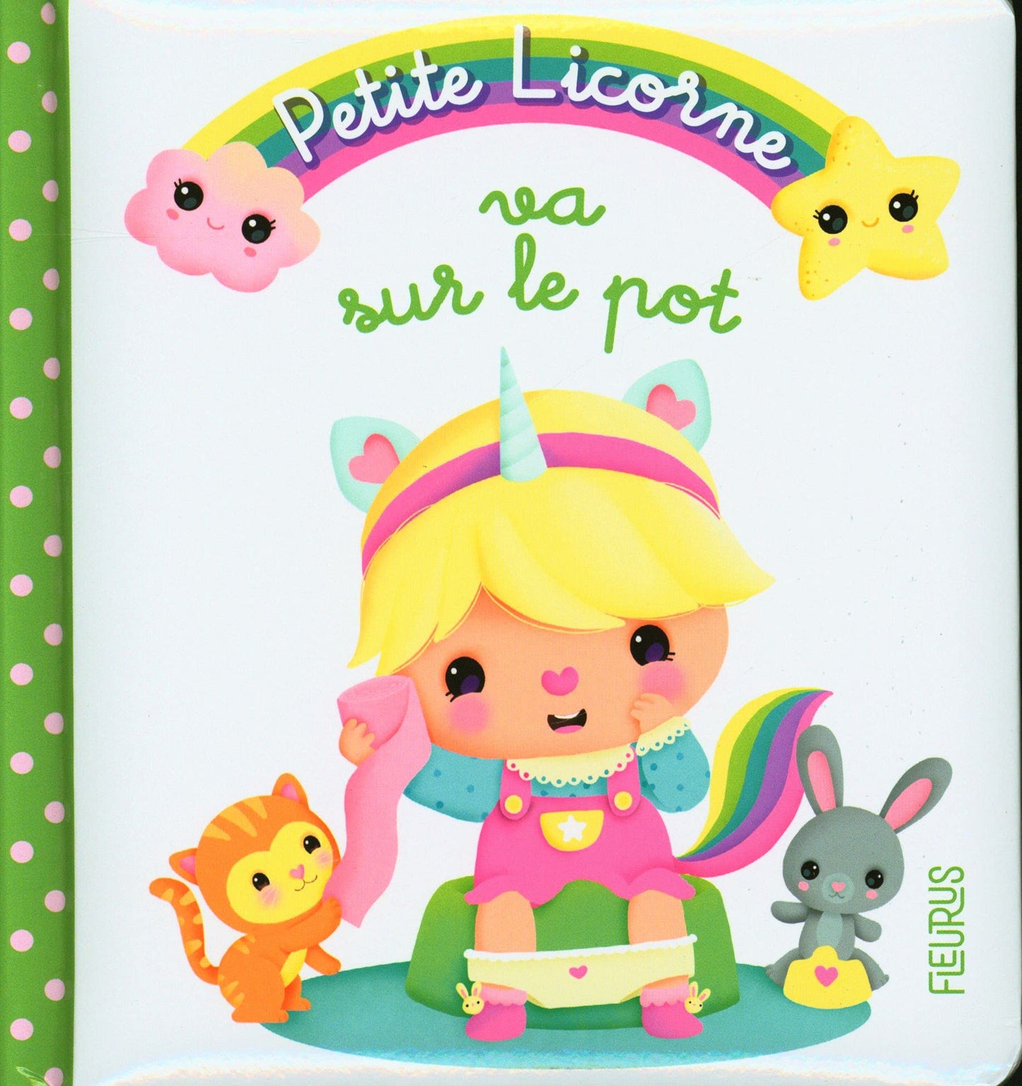Petite licorne va sur le pot