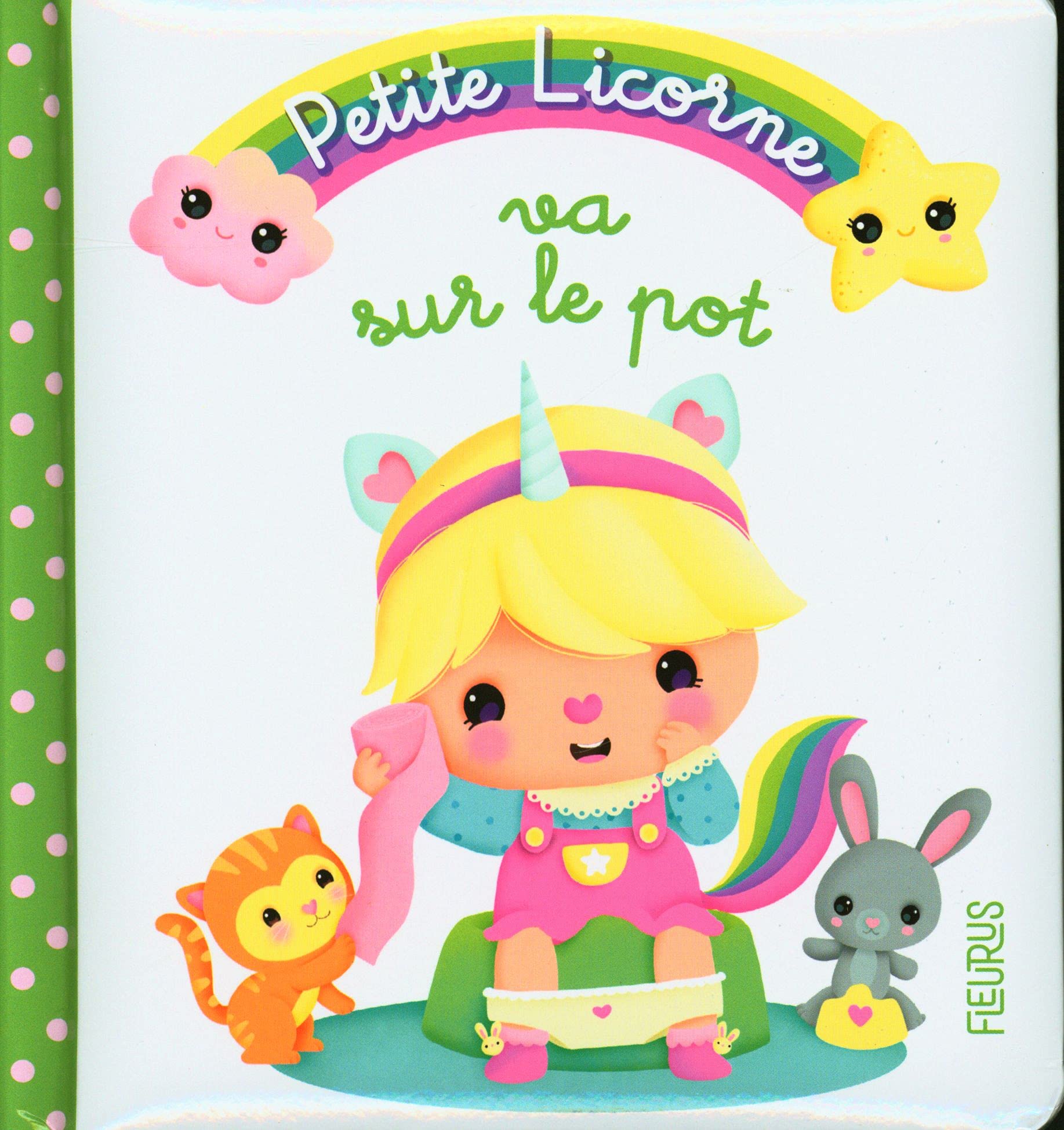 Petite licorne va sur le pot