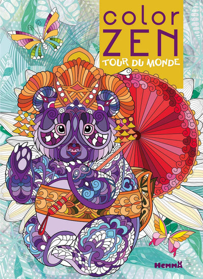 Color Zen - Tour du monde - Livre de coloriage détente - dès 7 ans