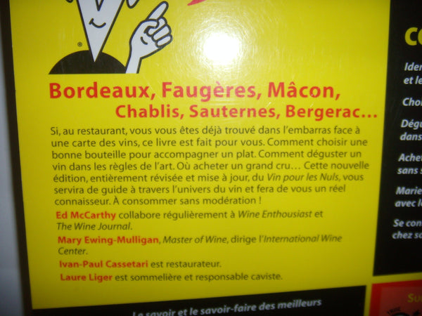 Le Vin pour les nuls