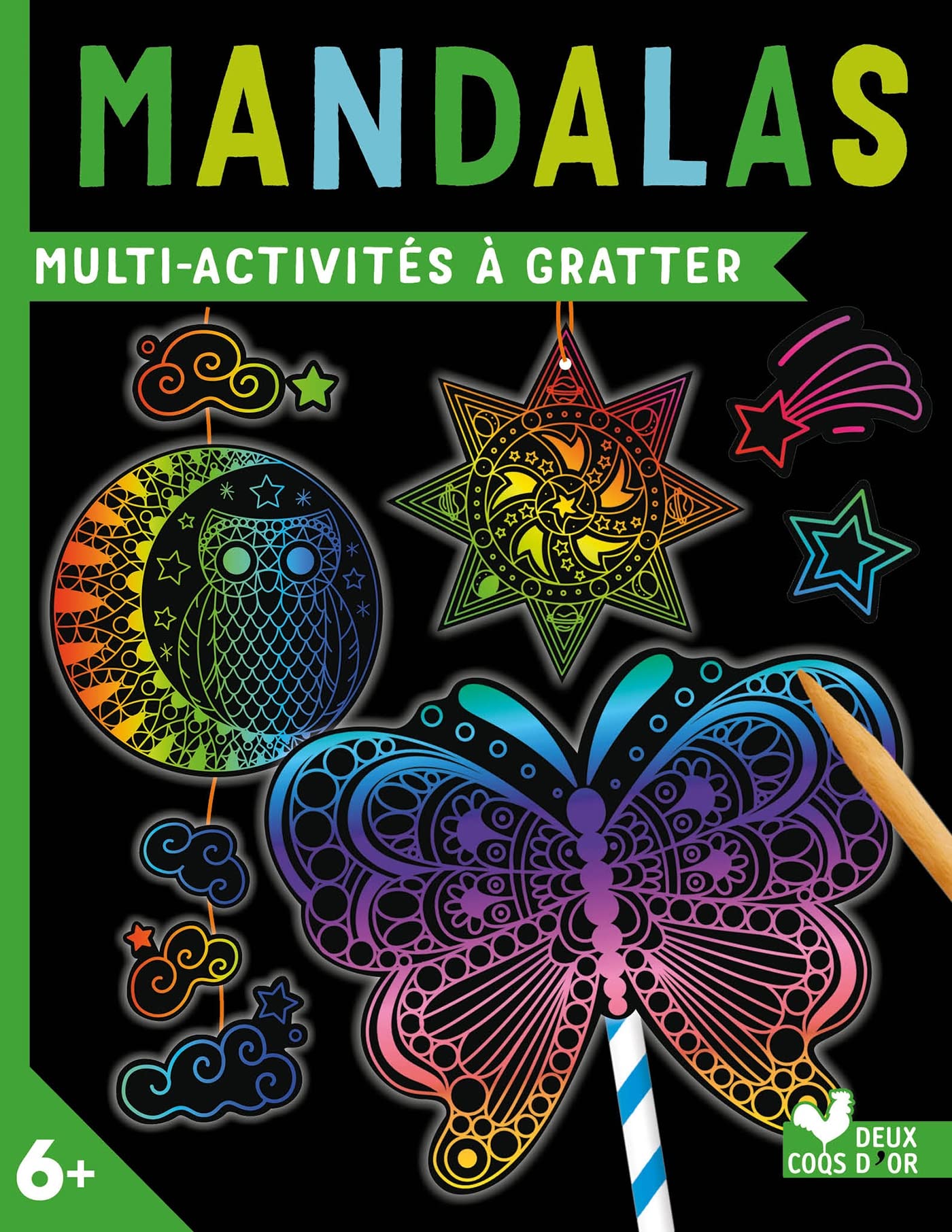 Multi-activités à gratter - Mandalas