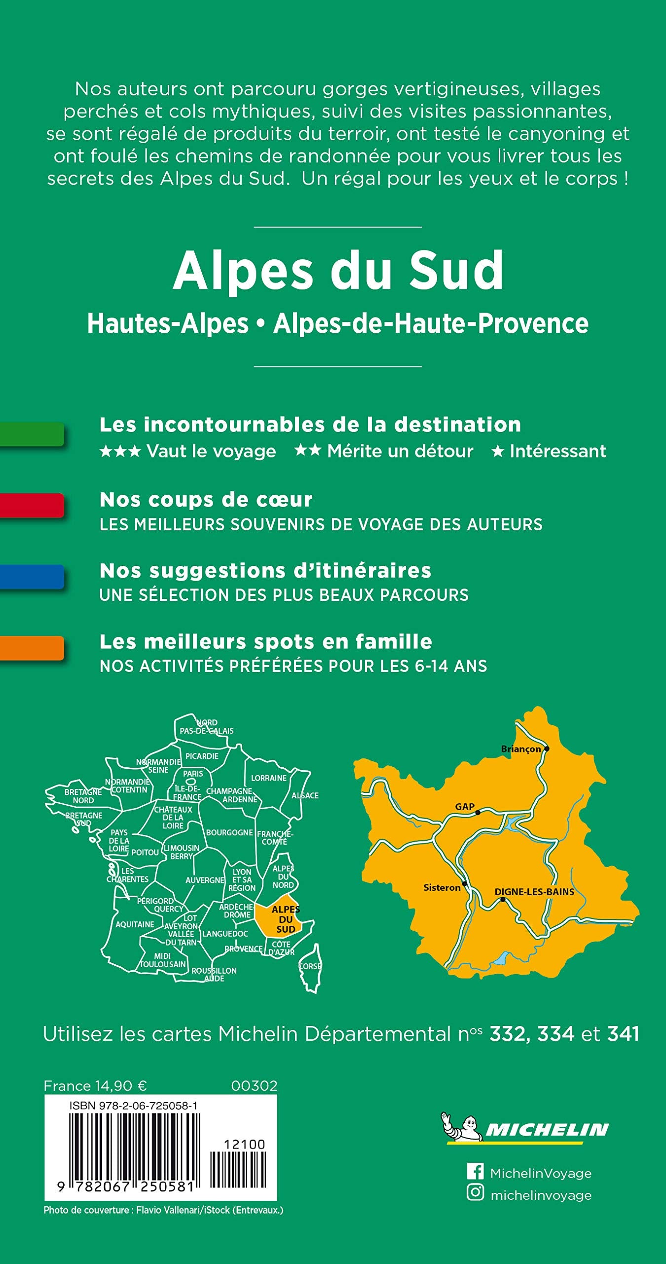 Guide Vert Alpes du Sud, Hautes-Alpes, Alpes-de-Haute-Provence