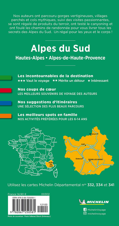 Guide Vert Alpes du Sud, Hautes-Alpes, Alpes-de-Haute-Provence