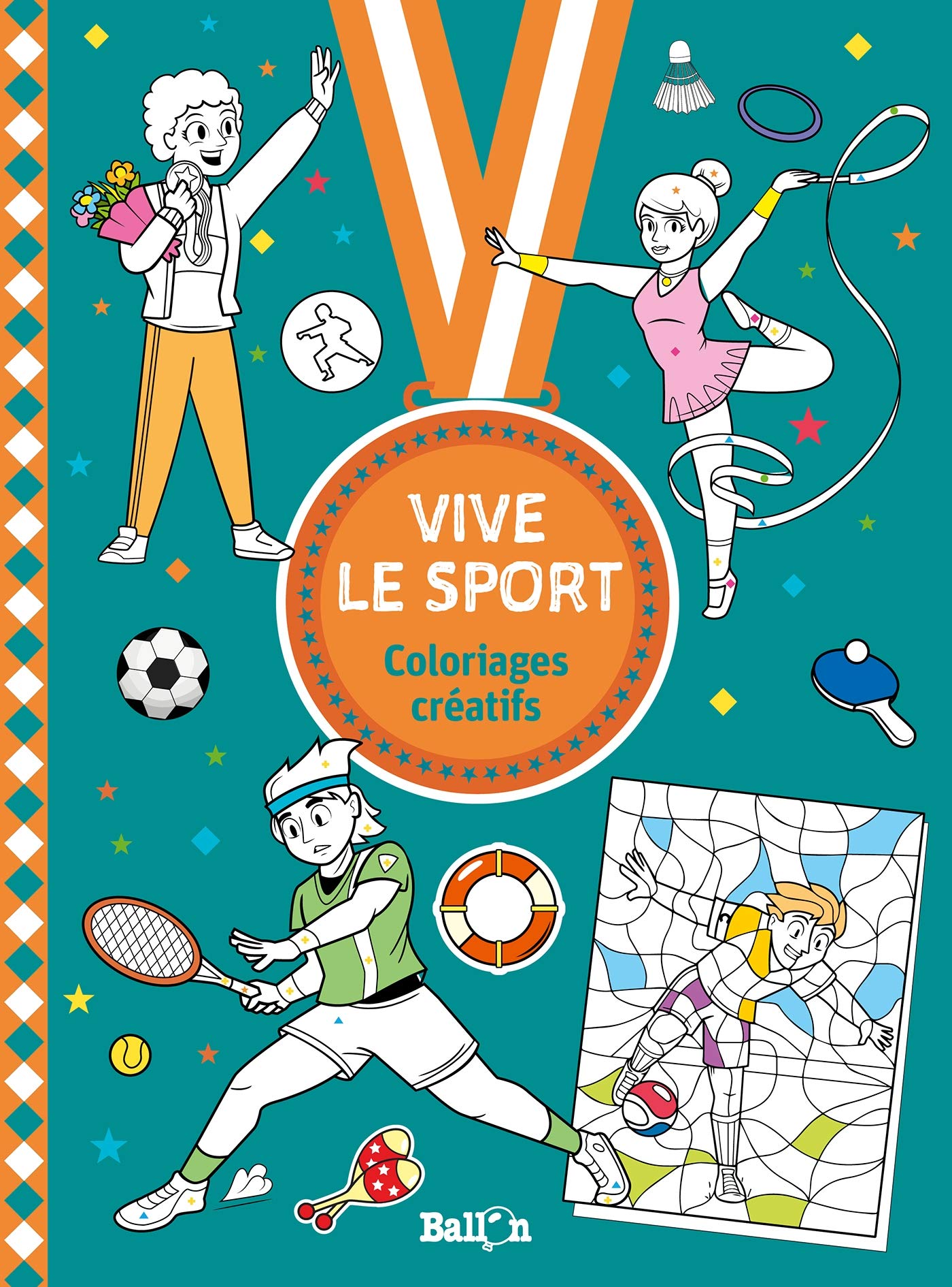 Sport : Coloriages créatifs