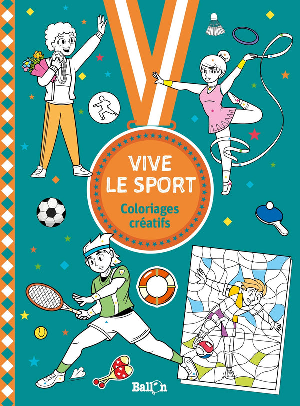 Sport : Coloriages créatifs