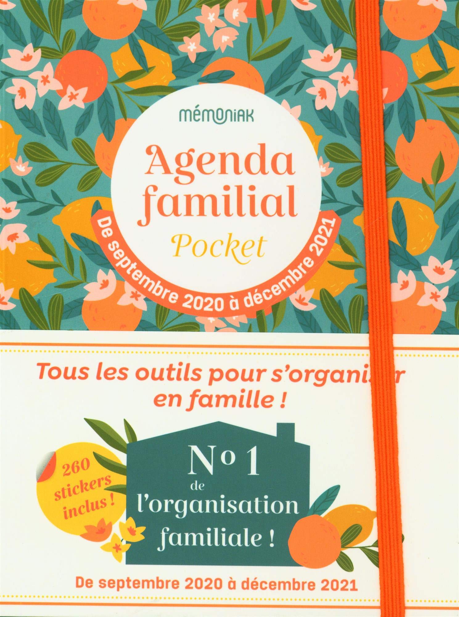 Agenda familial Mémoniak pocket 2020-2021