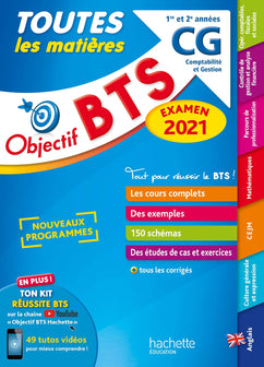 OBJECTIF BTS CG 2021 Toutes les matières