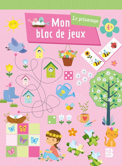 Mon bloc de jeux : Le printemps