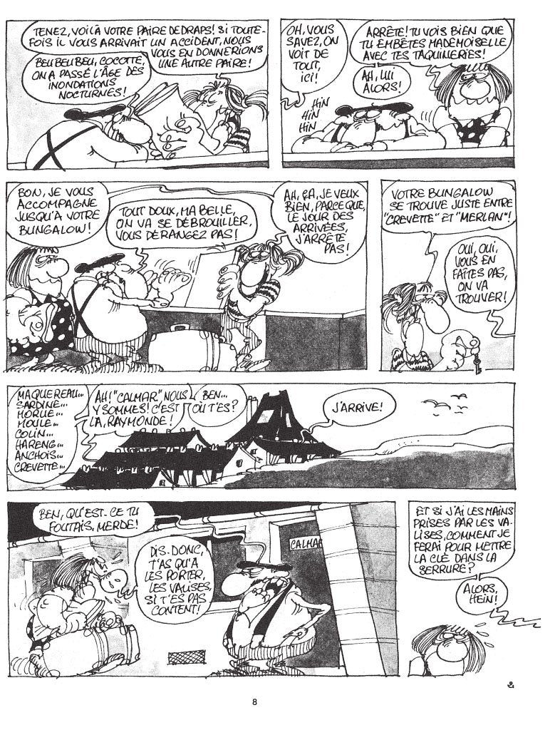 Les Bidochon, Tome 2 : Les Bidochon en vacances - 22.5 x 17 cm