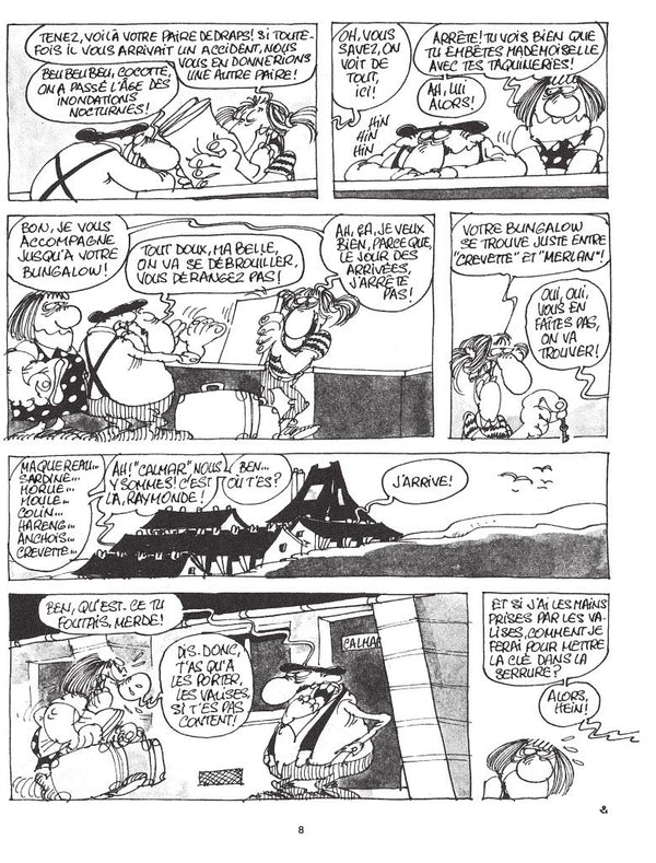 Les Bidochon, Tome 2 : Les Bidochon en vacances - 22.5 x 17 cm