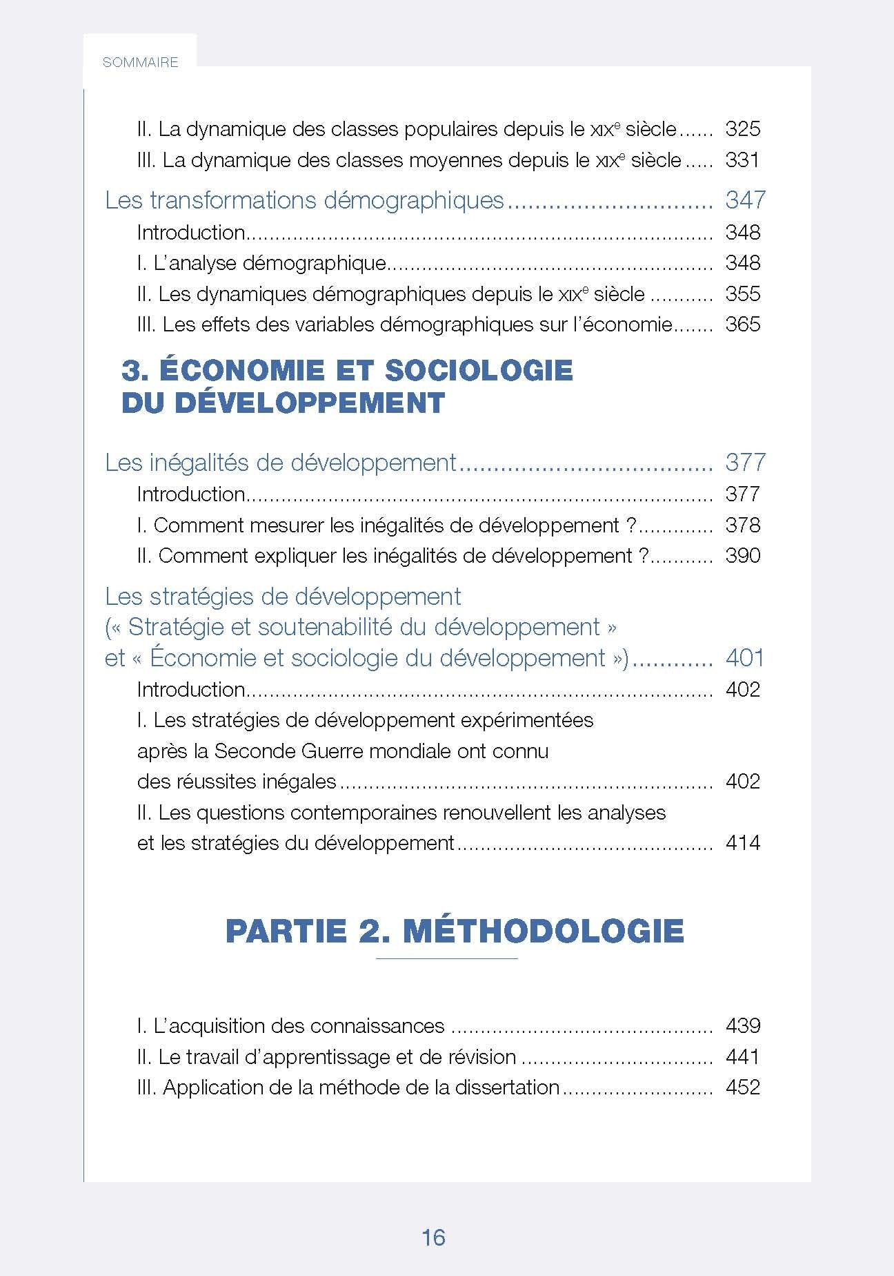 Economie, sociologie, histoire du monde contenporain 1er abbée ECE