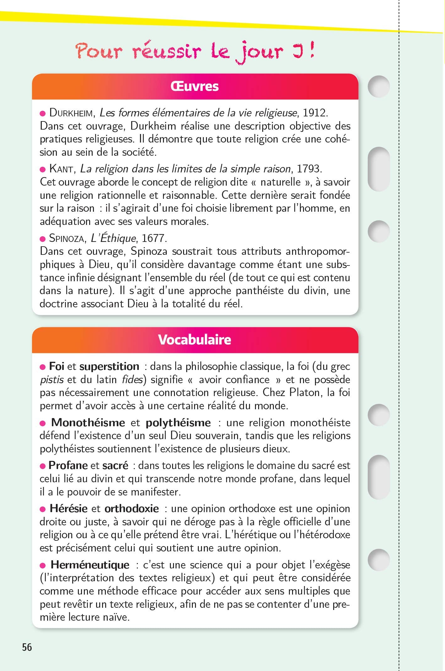 Mes années Bac - Les fiches Philosophie Terminale
