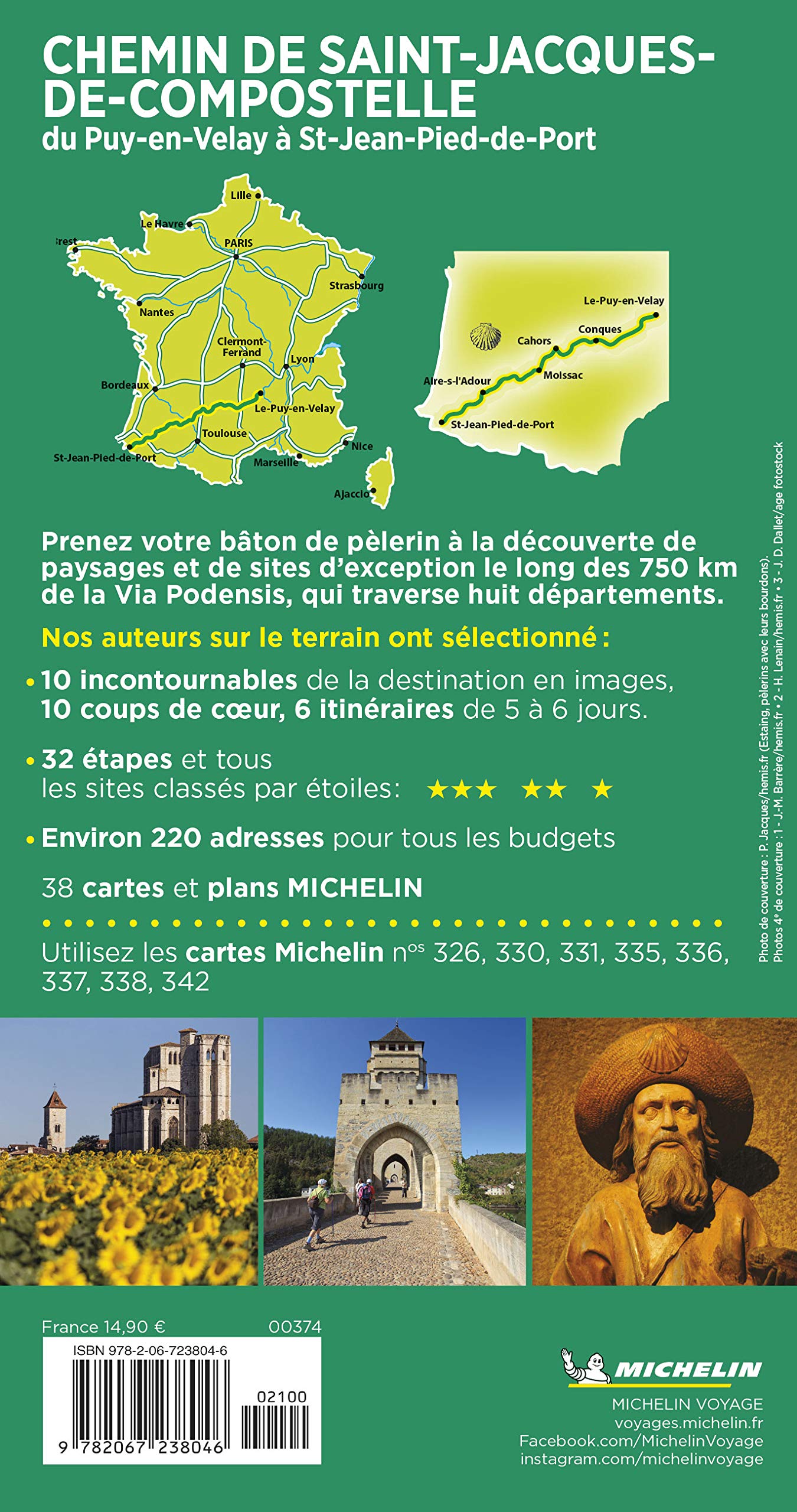 Guide Vert Chemin de Saint-Jacques-de-Compostelle