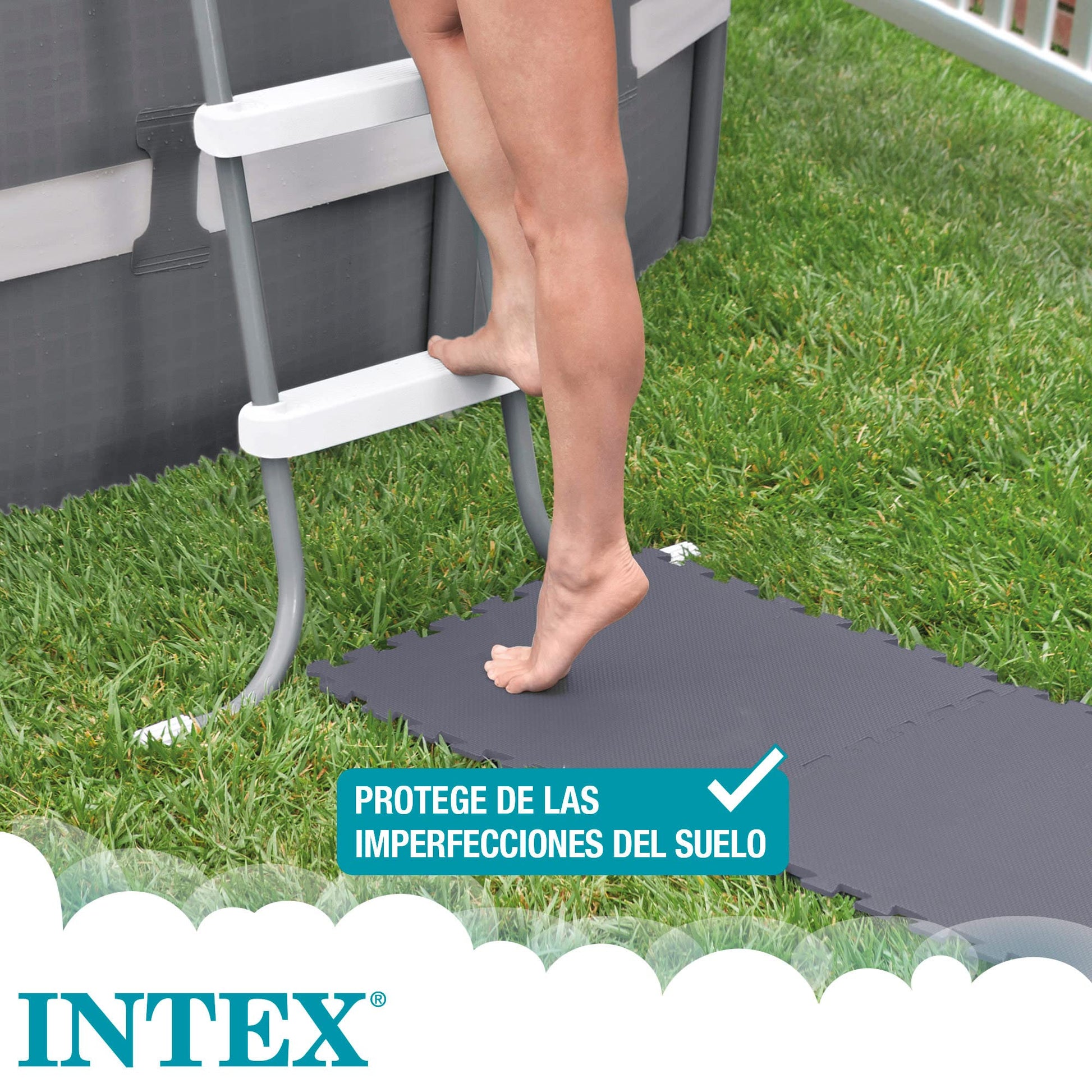 Intex - 29084 - Dalles De Protection Mousse