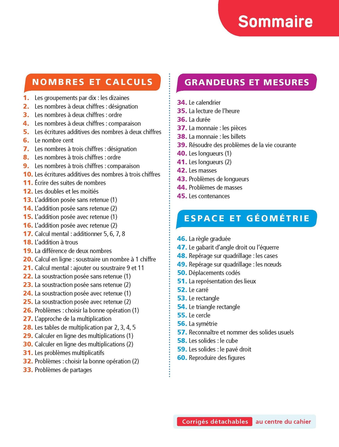 Maths CE1 - Cahier Jour Soir: Conçu et recommandé par les enseignants