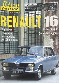 Rétro Passion : Renault 16 la technique - Hors Série N°10