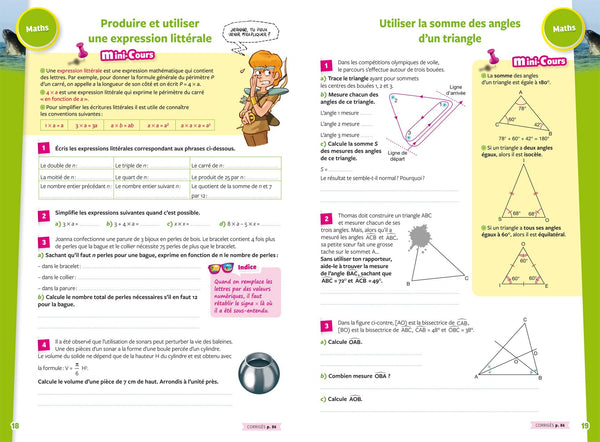 Cahier de Vacances 2018 de la 5e à la 4e- 2019: pour réviser dans toutes les matières