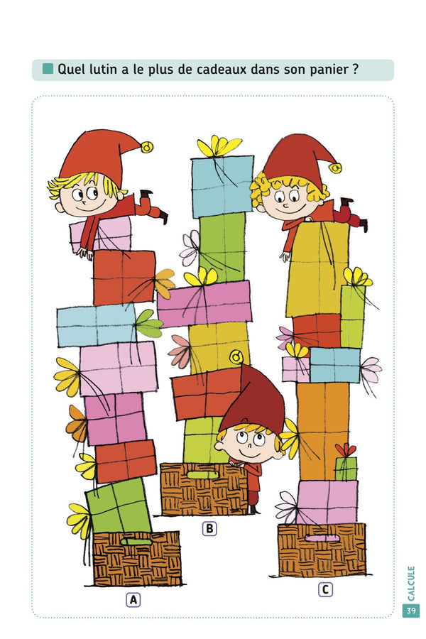 Bloc activités: 120 jeux - joyeux Noël ! - De 4 à 6 ans
