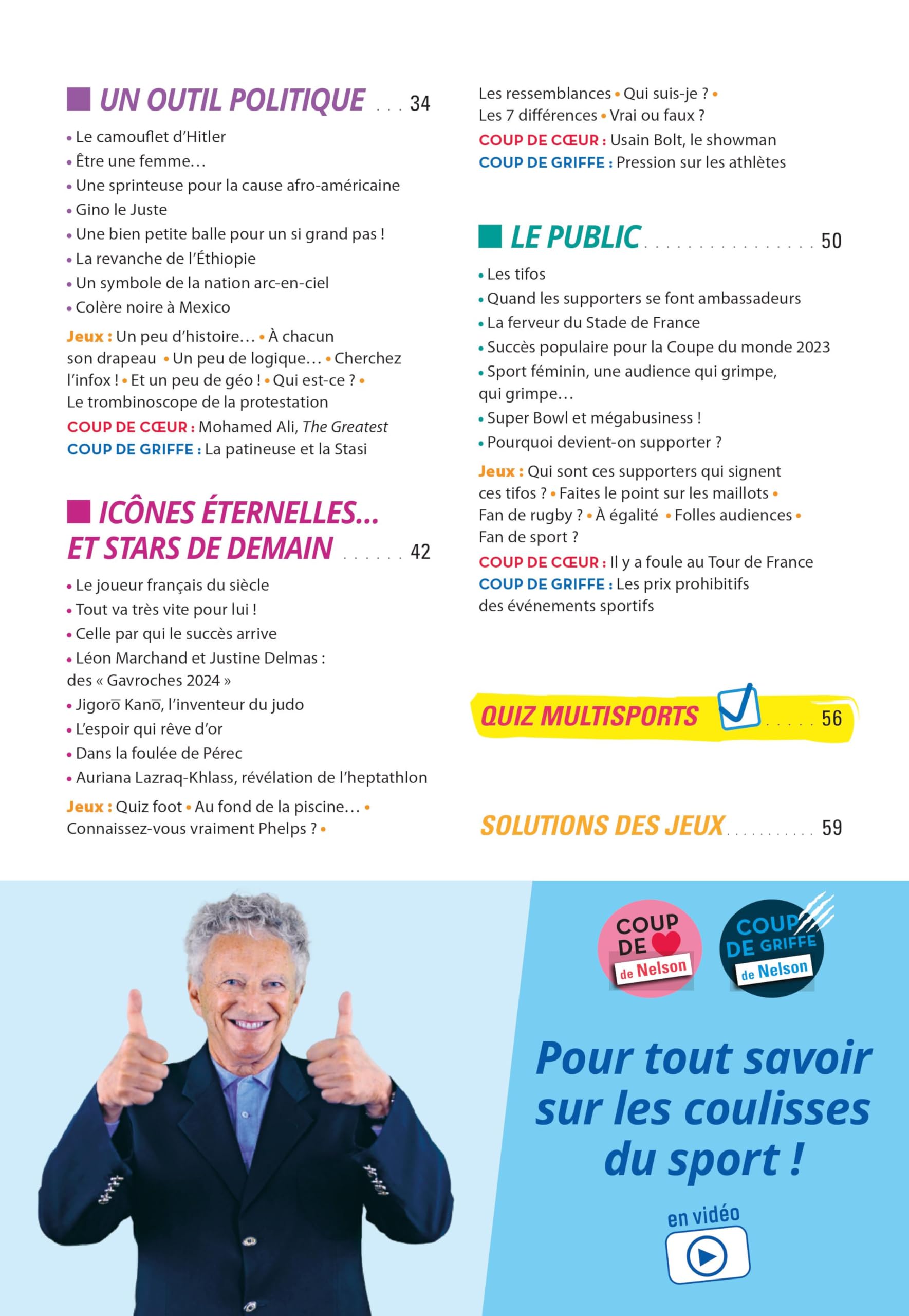 Cahier de vacances adultes - Un été sport avec Nelson Monfort !: Pour entrer dans les coulisses du sport