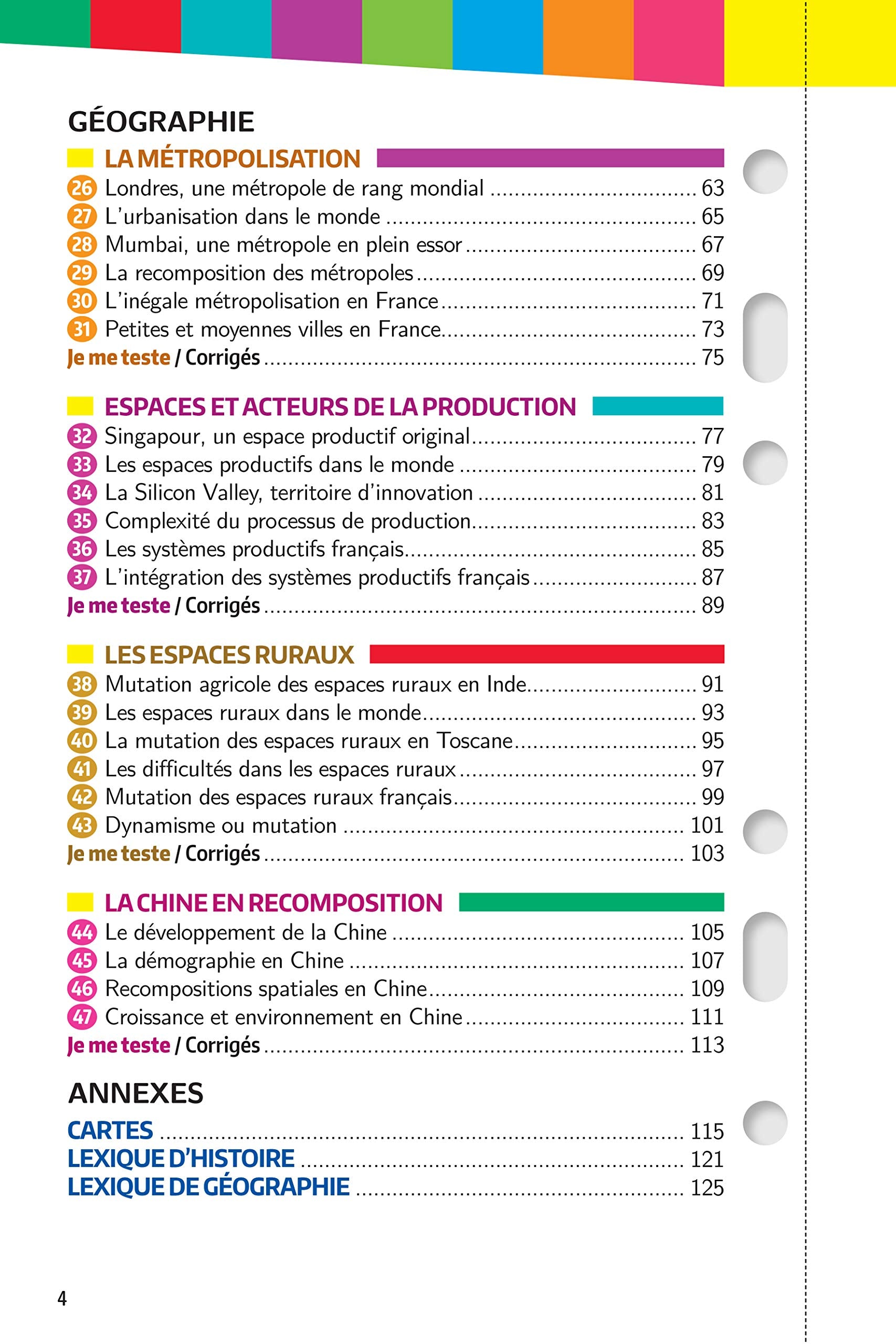 Mes années Bac - Fiches Histoire-Géographie 1re