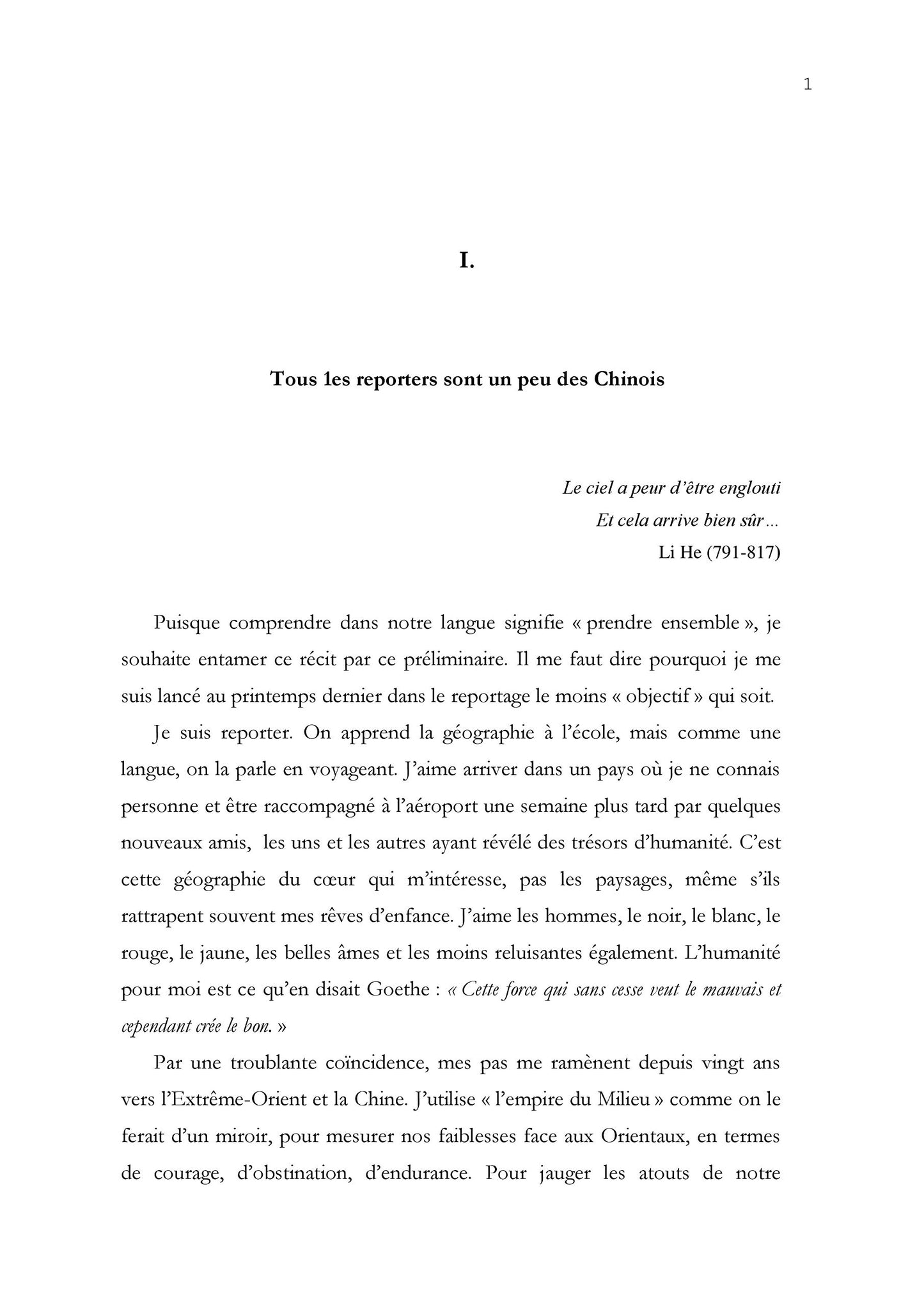 PLANETE CHINOISE