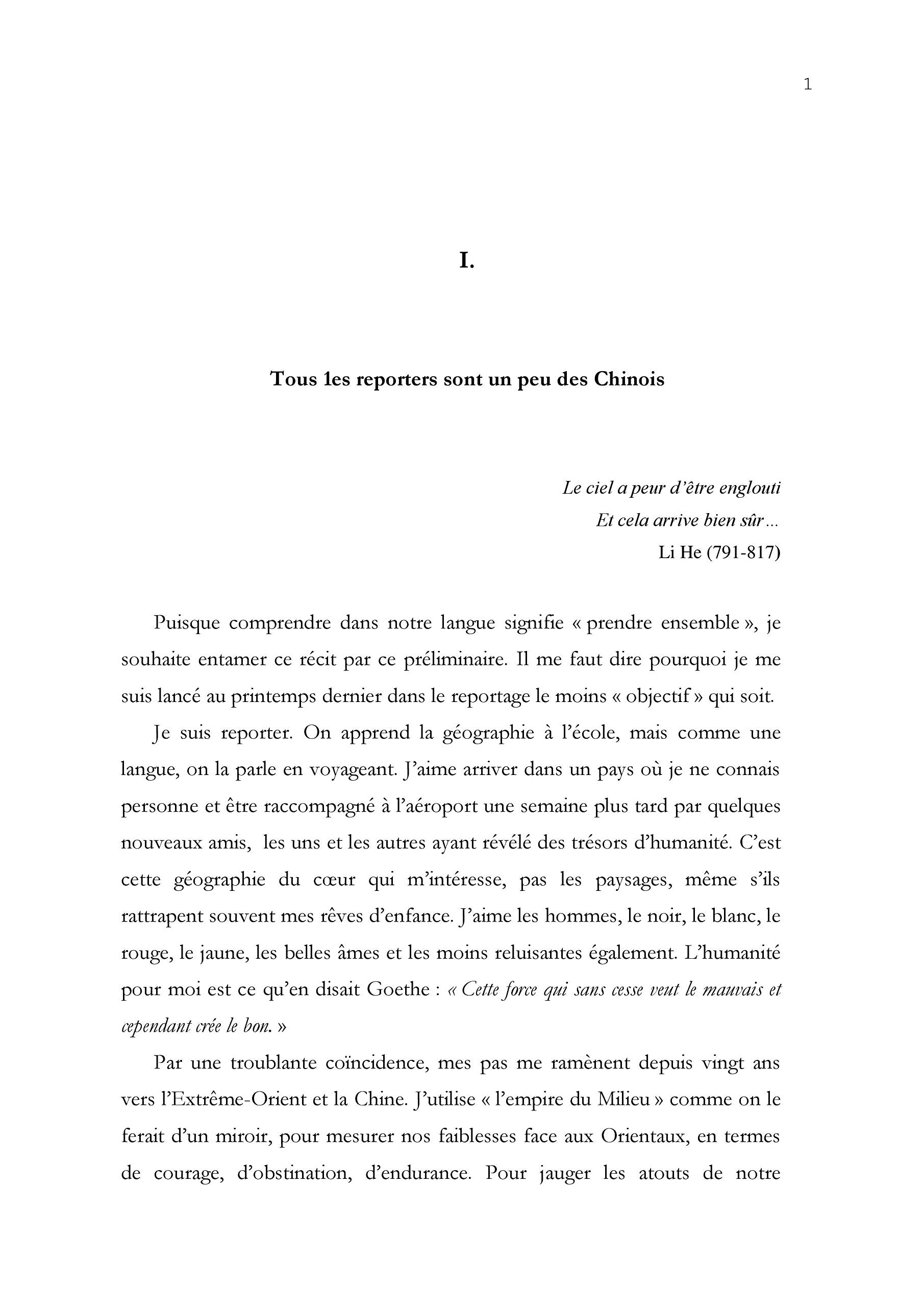 PLANETE CHINOISE